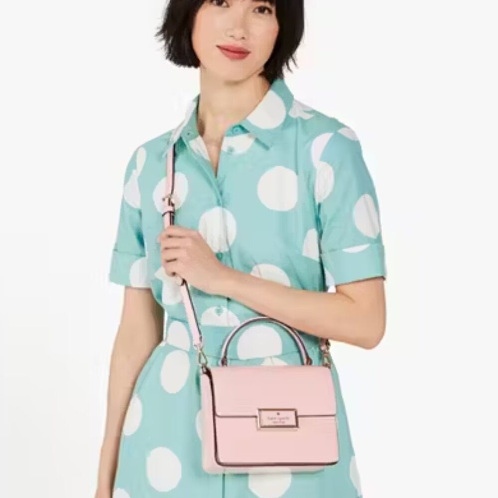 NWT⭐ Kate Spade #KG184 Reegan Top Handle Leather Crossbody ⭐ NEW WITH TAG - Picture 6 of 17